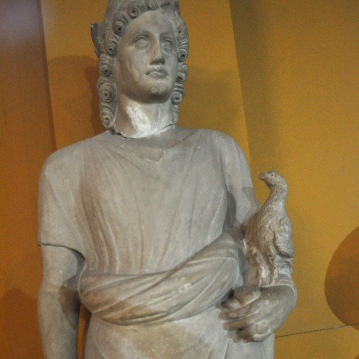 votive statue of a priest