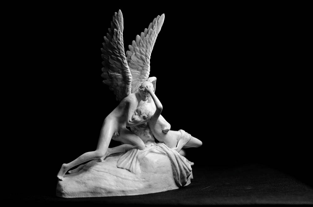 psyche revived by cupid s kiss at the louvre paris