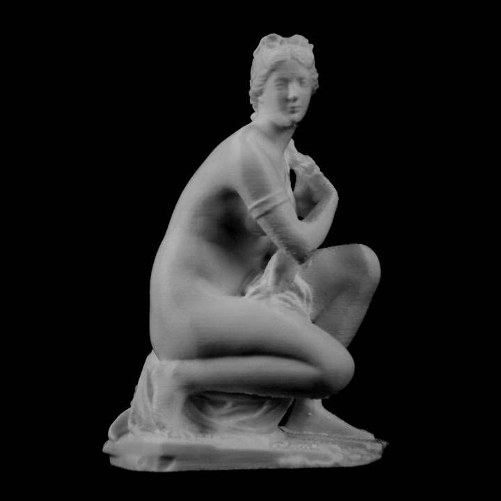 crouching aphrodite at the louvre lens