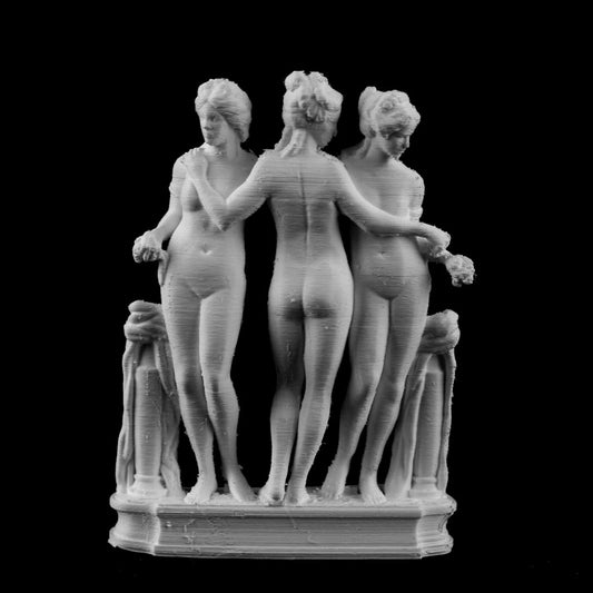 the three graces at the louvre paris