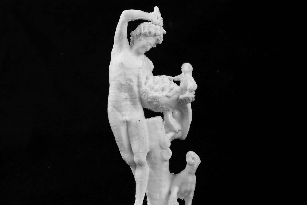 faun with infact bacchus at the british museum london