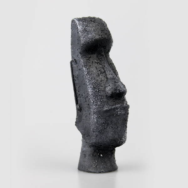 moai head on easter island