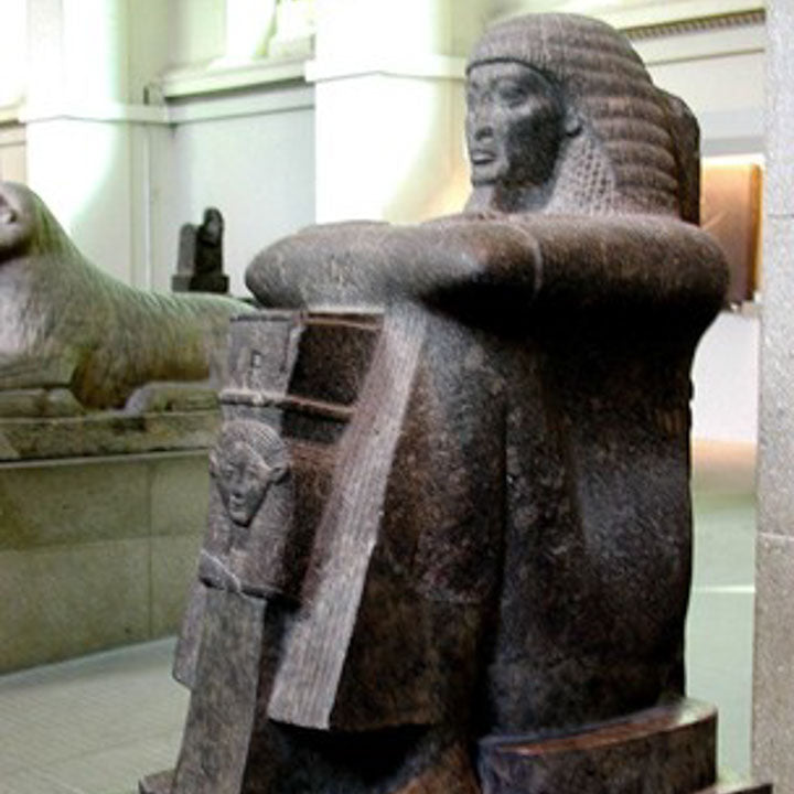 a statue of ry high priest of amun