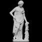 statue of a nymph or maenad said bacchante