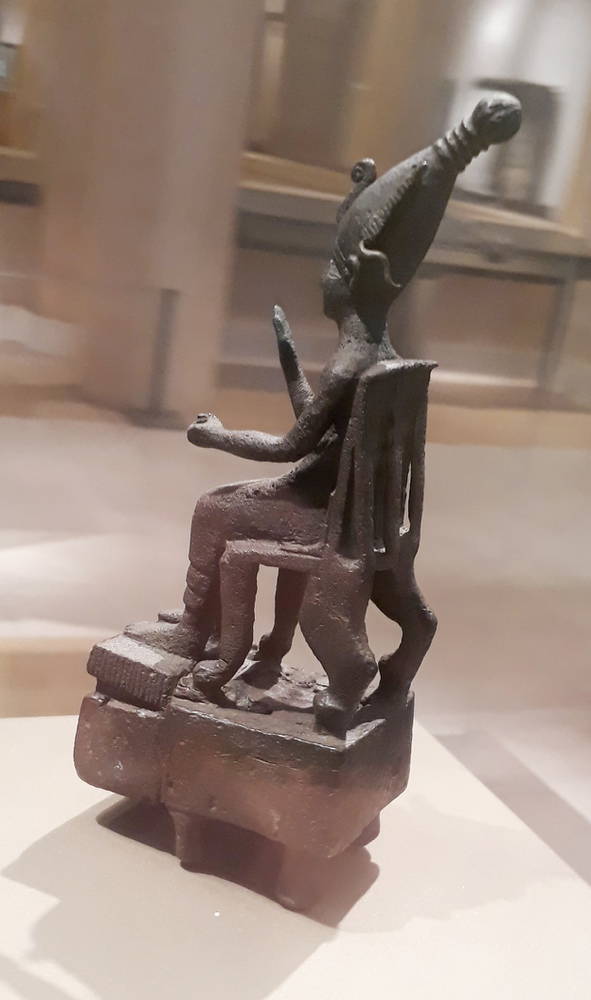 statuette of a god