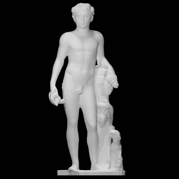 funerary statue of a youth