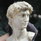 head of michelangelo s david