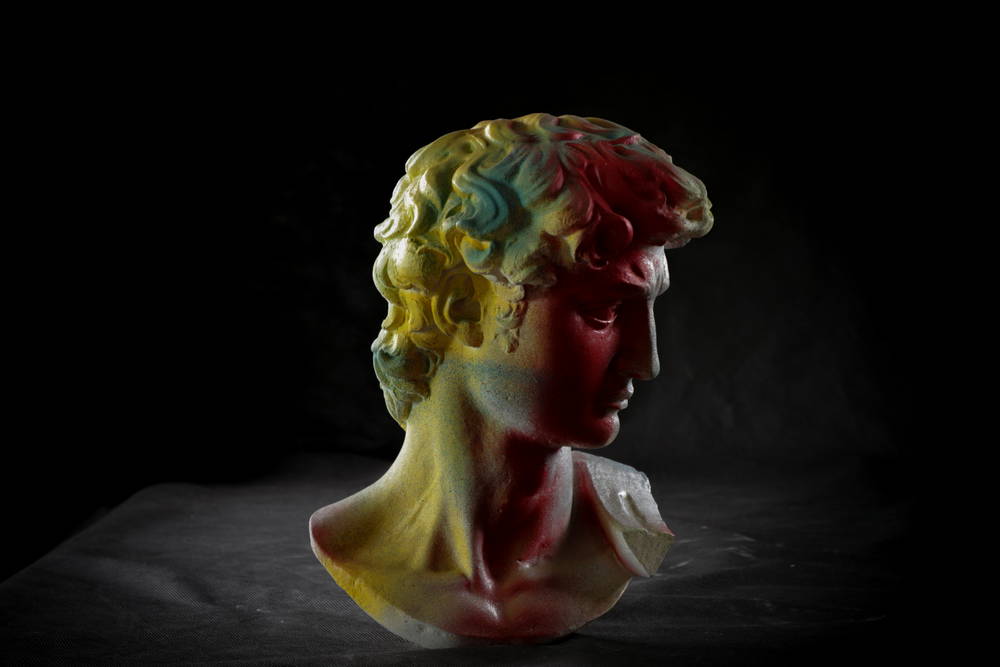 head of michelangelo s david