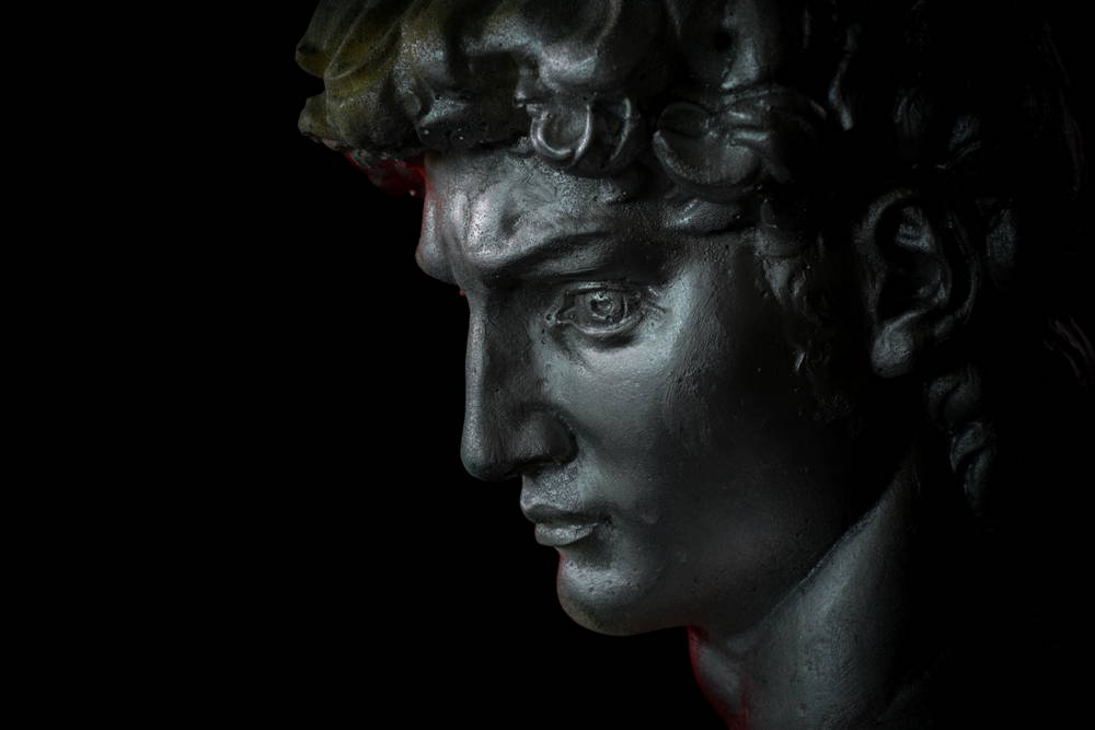 head of michelangelo s david