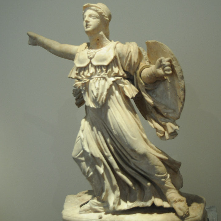 statuette of athena