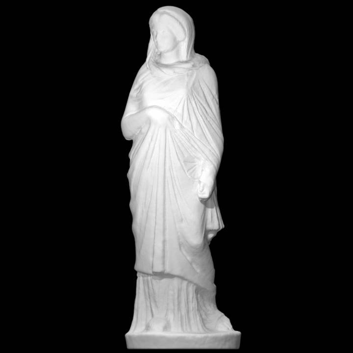 funerary statue of a woman