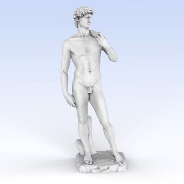 David by Michelangelo figurine